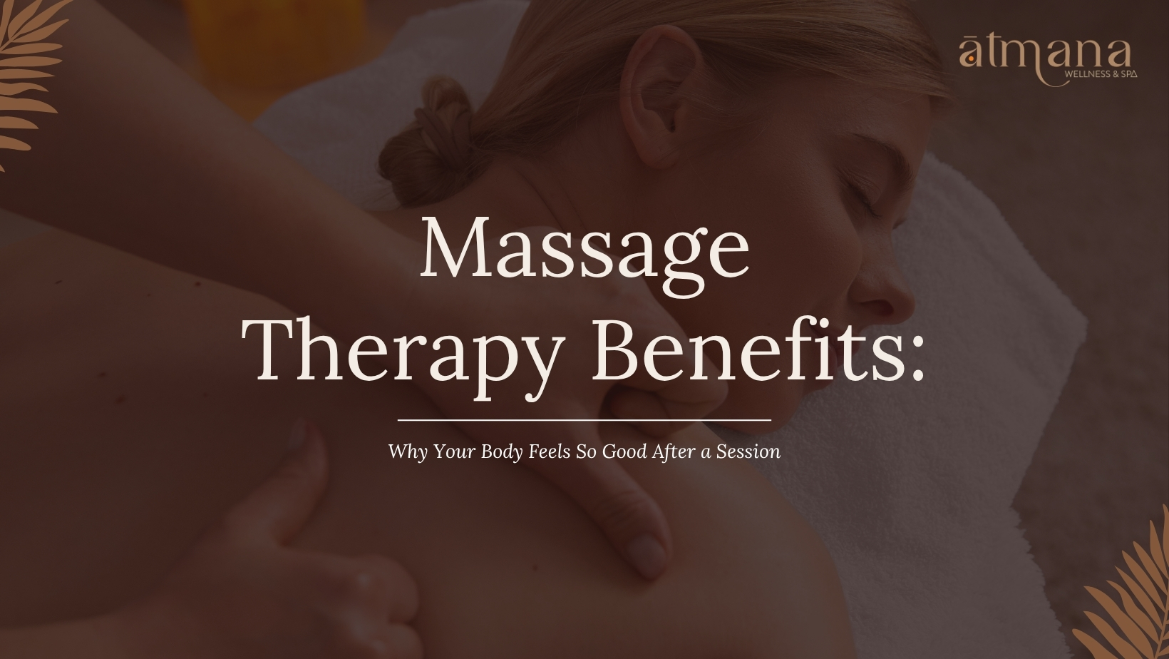 Relaxing full body massage therapy session at a wellness spa for stress relief and muscle relaxation.